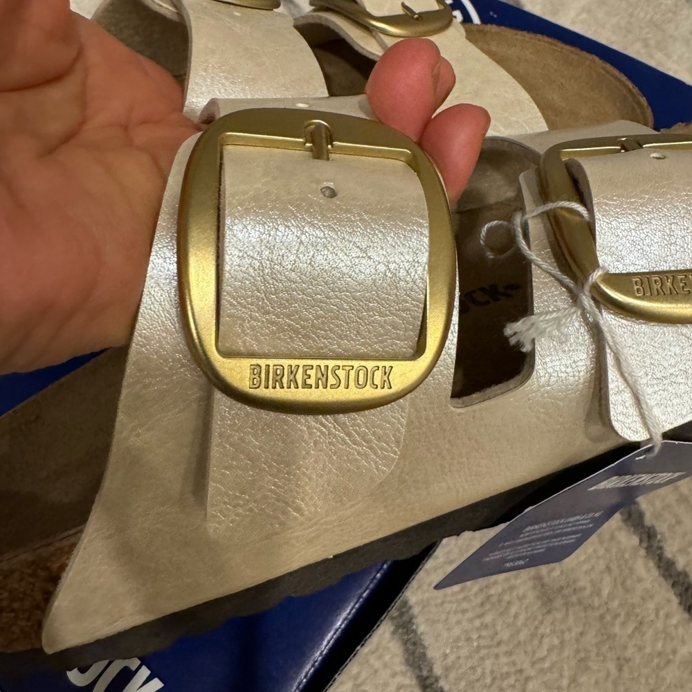 New - Birkenstock big buckle double strap sandals - Picture 2 of 6
